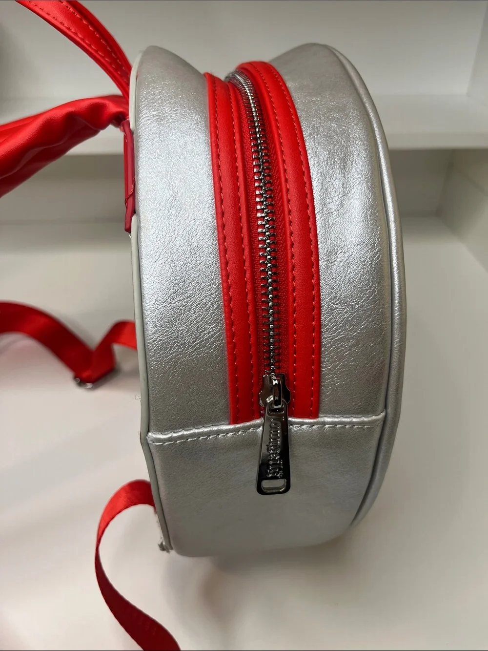 Loungefly Mickey Mouse Red, Black, Yellow Clock backpack